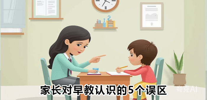 家长对早教认识的5个误区